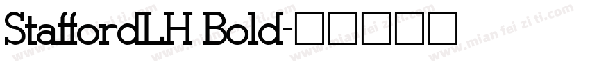 StaffordLH Bold字体转换